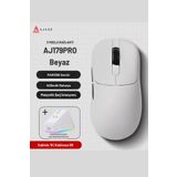 Ajazz Aj179 Pro Kablosuz (3 modlu) 8K-26.000DPI Oyuncu Mouse PAW3395 Sensör RGB Manyetik Şarj İstasyonu