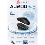 Ajazz Aj200P NL AI Yapay Zeka Sesli Komut Destekli Near-Link Kablosuz Şarj Standlı Oyuncu Mouse