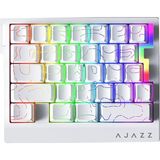 Ajazz AK029 Tek El Kablolu Manyetik Switch Oyun Klavyesi- Rgb-29 TUŞ-8000 Hz - Desenli/Beyaz