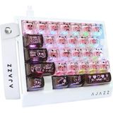 Ajazz AK029 Tek El Kablolu Manyetik Switch Oyun Klavyesi- Rgb-29 TUŞ-8000 Hz - Pembe - Siyah