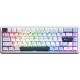 Ajazz AK680 Max - Kablosuz - Manyetik Switch Oyun Klavyesi - Beyaz - Mavi