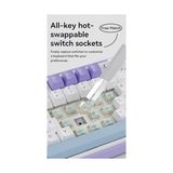Ajazz AK980 Kablosuz Hot-Swap Tft Ekranlı Mekanik Oyun Klavyesi 8.000 Mah Batarya Siyah - Maillard Switch - Option-1 - 001-Renkli