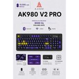 Ajazz AK980V2 Pro 8000 Hz Kablosuz Mekanik Oyun Klavyesi-Tft Ekranlı-Rapid Trigger
