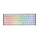 Ajazz ALUX 68 HE Kablolu-8000hz Manyetik Switch Oyun Klavyesi Alümniyum Gövde Yapısı Beyaz - Cortex Switch