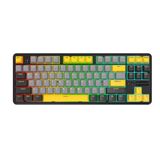 Ajazz K870T Pro Kablosuz Hot Swap Mekanik Oyun Klavyesi-RGB - 10 Adet Switch, Tuş ve Switch Sökme Aparatı Hediyeli (K870T Pro Siyah - Blue Switch)