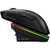 Ajazz Kablosuz Oyuncu Mouse 24000 Dpı 1000Hz Bluetooth 2.4g Type C Aı Akıllı Etkileşim Manyetik � - Çok Renkli