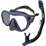 Ajna Maske Şnorkel Set Mavi - Standart - Çok Renkli