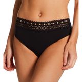 Ajourage Couture Siyah Yüksek Kısa Bikini, Siyah, L