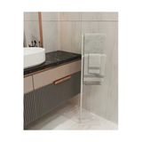 AJU Havluluk Kağıt Havlu Askısı Beyaz Metal Malzeme Kurulum Gerektirmez Devrilmez Banyo Dekorasyonu