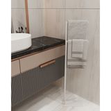 Aju Havluluk Kağıt Havlu Askısı Metal Dayanıklı Malzeme Kurulum Gerektirmez Devrilmez Banyo Dekorasyonu. - Beyaz