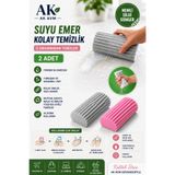 Ak Avm 2 Adet Çok Amaçlı Nemli Silgi Sünger Sihirli Temizlik Süngeri Toz Emici Sihirli Sünger