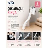 Ak Avm 2 Adet Uzun Saplı Şişe Fırçası Dik Açılı Şişe Banyo Fırçası Lavabo Için Ev Tencere Tava Fırçası