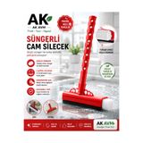 Ak Avm Cam Çekpası Süngerli Cam Silme Aparatı Pratik Cam Temizleme Sileceği