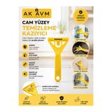 Ak Avm Cam Kazıyıcı Jiletli Yüzey Temizleme Aparatı Ocak Cam Fayans Etiket Sökücü
