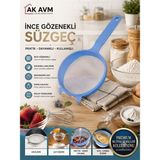Ak Avm Ince Gözenekli Mutfak Süzgeci Plastik Saplı Çay Un Meyve Sebze Süzgeci Çok Amaçlı