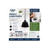 Ak Avm Lavabo Açma Pompası Körüklü Vakumlu Gider Açıcı Banyo Mutfak Klozet Tuvalet Pompası