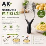 Ak Avm Paslanmaz Çelik Patates Ezici