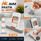 Ak Avm Pratik El Mopu Cam Duşakabin Ayna Lavabo Yüzey Temizleme Mopu Çok Amaçlı El Mopu