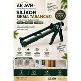 Ak Avm Soğuk Silikon Sıkma Tabancası Mastik Kartuş Tabancası Profesyonel Uygulama