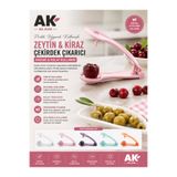 Ak Avm Zeytin Kiraz Çekirdek Çıkarıcı Pratik Meyve Çekirdek Ayırıcı Ergonomik Mutfak Aparatı