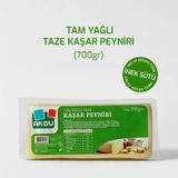 Ak-Du Akdu Peynir Tam Yağlı Taze Kaşar Peyniri 700 gr - %100 İnek Sütünden