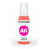 Ak Interactive 11279, 17 Ml. 3gen Güneş Kırmızı Ultra Pigmentli Maket Boyası