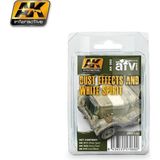 Ak Interactive Ak 060 3X35 Ml. Toz Efektleri ve Beyaz Ispirto, Enamel Model Boyası Seti - 1 - Renkli