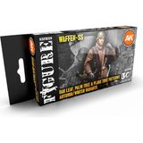 Ak Interactive Ak 11625 6 X17 Ml. Meşe Yaprağı, Sonbahar-Kış Desenli Uniformalar, Akrilik 3gen Model Boyası Seti - Çok Renkli