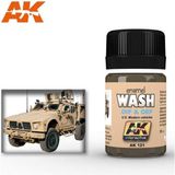 Ak Interactive Ak 121 35 Ml. Oıf&oef Abd Araçları Eskitme Efekti, Wash Serisi Enamel Model Boyası - Renkli