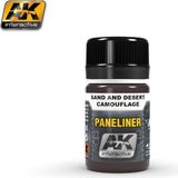 Ak Interactive Ak 2073 35 Ml. Kum ve Çöl Kamuflaj, Paneliner Serisi Enamel Model Boyası - 1 - Renkli