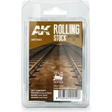 Ak Interactive Ak 7023 3X35 Ml. Basit Kir Efektleri, Enamel Model Boyası Seti - 1 - Renkli
