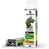 Ak Interactive Ak M104 Play Marker Seti, Orclar ve Goblinler,6 Adet - 001-Renkli