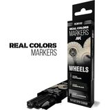 Ak Interactive Ak RCM102 Real Colors Marker Seti, Tekerlek Boyama, 3 Adet - 001-Renkli