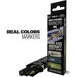 Ak Interactive Ak RCM110 Real Colors Marker Seti, Ww2 Kokpit Boyama, 3 Adet - 001-Renkli