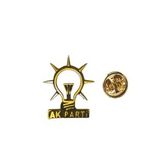 Ak Parti Rozet Yaka Rozeti Broş Gold Altın