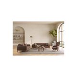 Ak sofa LEON KOLTUK TAKIMI 3+3+1 KAHVRENGİ
