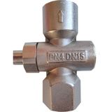 AK TEK Ak Tek Basmalı Gaz Manometre Valf (Musluk) 1/2 ’’
