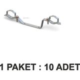 AK TEK Kollektör Kelepçesi 1’’ Tekli Metal Paket 10 Li