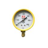 Ak Tek Manometre Doğalgaz 0-600 Mbar Düşük Basınç