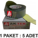 Ak Tek Sıcak Sargı Bant L Doğalgaz Boru İzalasyon Paket 5 Li
