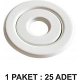 AK TEK Yangın Sprinkler Rozet Beyaz Paket 25 Li