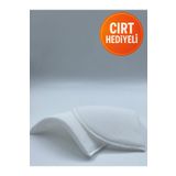 Ak Tuhafiye Beyaz Omuz Vatkası 1 cm
