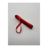 Ak Tuhafiye Kırmızı Saten Kurdele 1 cm 10 Metre, Bohça-Süsleme-Dekor-Çeyiz Kurdela
