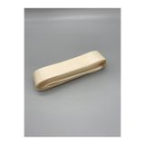 Ak Tuhafiye Krem Saten Kurdele 3 cm 10 Metre Geniş Saten, Bohça-Süsleme-Dekor Kurdela