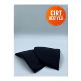 Ak Tuhafiye Siyah Omuz Vatkası 1 cm
