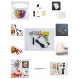 AK-V Tufting Makinesi Full Set (Set İçeriği Açıklama Kısmındadır) (Mavi AK-V - Turuncu-Sarı Tıraş Makinesi)