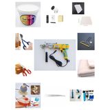 AK-V Tufting Makinesi Full Set (Set İçeriği Açıklama Kısmındadır) (Sarı AK-V - Mavi Tıraş Makinesi)