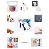 AK-V Tufting Makinesi Full Set (Set İçeriği Açıklama Kısmındadır) (Turkuaz AK-V - Turuncu-Mavi Tıraş Makinesi)