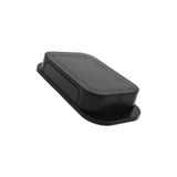 AK-W-67 100x67x22mm Plastik Kutu Siyah Renk Duvar Montaj Tip Elektronik Devre Cihaz Ev Otomasyon DVM.101.583