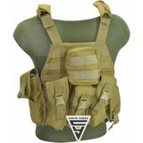 Ak47 Cordura Askeri Taktik Yelek Bej